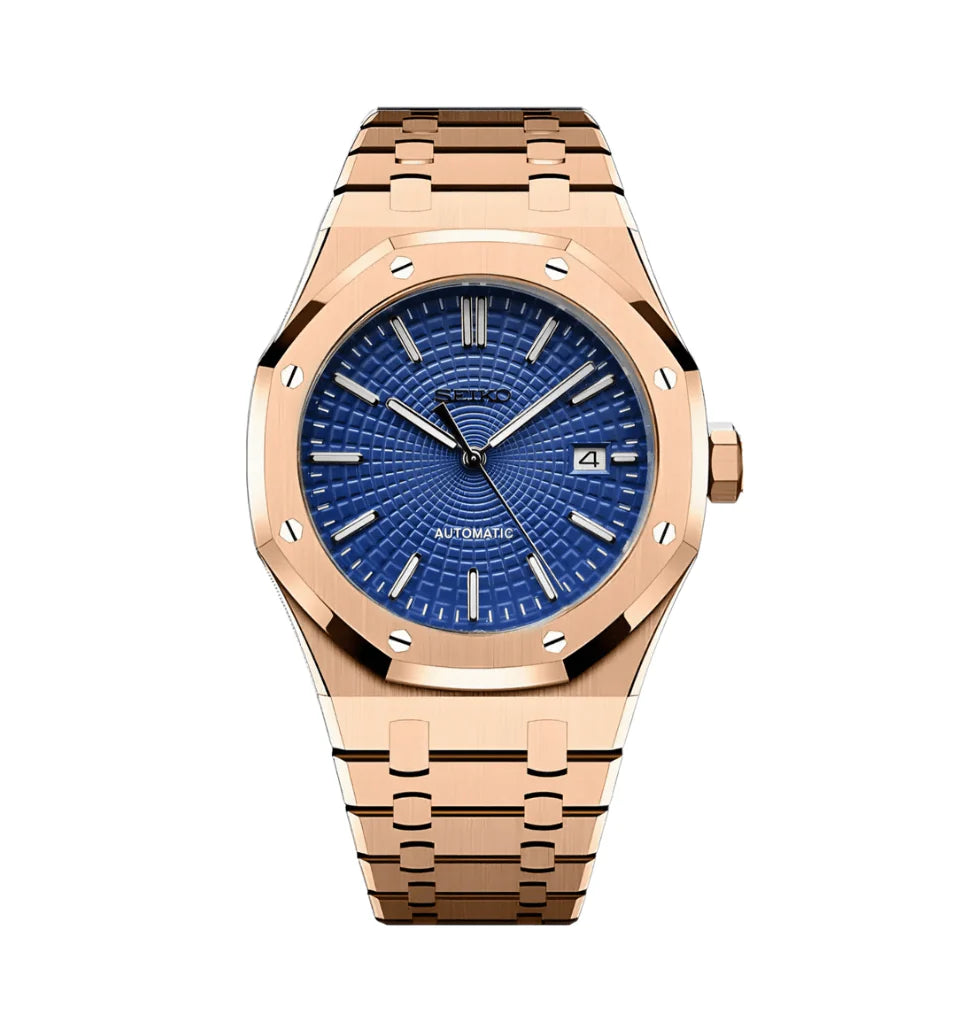 Royal Oak Mod Rose Gold W/Ocean Blue